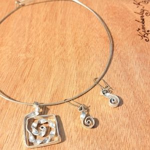 Wire One-of-a-kind Jewelry Set